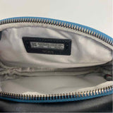 Tumi Voyager Blue Leather Iridescent Crossbody Handbag
