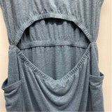 Prana Size Xl Women's Blue Tweed T-Shirt Dress