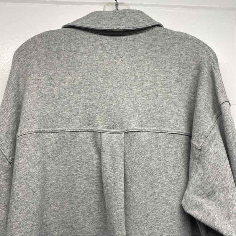 Z Supply Women's Size M Gray Tweed Button Up Jacket