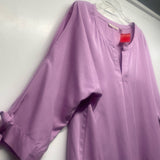 Soft Surroundings Size Xl Women's lavender Solid Pullover Blouse