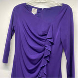 Suzi Chin Maggy Boutique Size 2-XS Women's Purple Solid Sheath Dress