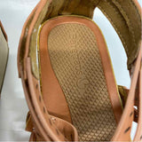 Baretraps Size 7.5 Women's Brown Cut Out Gladiator Sandals