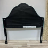Full Size Aqua Fabric Studded Tufted Headboard