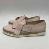 Tods Size 37-6.5 Women's Light Pink Solid Espadrille Shoes