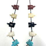 Native America -Turtle Shaped Fetish Necklace