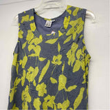 Parsley & Sage Size M Women's Gray-Yellow Floral Sleeveless Shift Dress