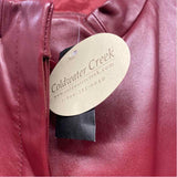 Coldwater Creek Women's Size 2x Red Solid Button Up Vest