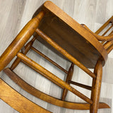 Windsor Brown Solid Wood Rocker