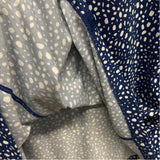 Title Nine Size Xl Women's Navy-White Pattern T-Shirt Dress
