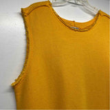 Free People Size S Women's Yellow Solid Tank Top Sleeveless Top