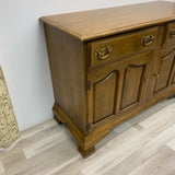 Brown Solid Wood Sideboard