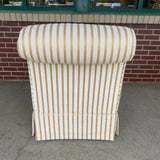 Beige-Gold Stripe Chair