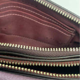 Coach Lilac- Burgundy Leather Wallet