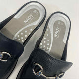 Naot Size 38-7.5 Women's Black Solid Slide Flats