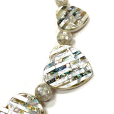 Jay King Abalone Mother of Pearl Reversible Necklace