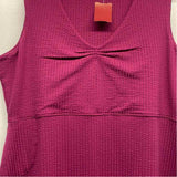 Toad&Co Size Xl Women's Fuschia Stripe Fit And Flare Dress
