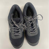 Gdefy Size 8.5 Women's Gray Color Block Lace Up Sneakers