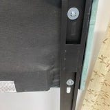 Full Size Aqua Fabric Studded Tufted Headboard