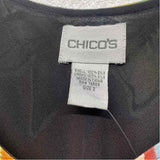 Chico's Size 2-L Women's Multicolor Pattern Fit And Flare Dress