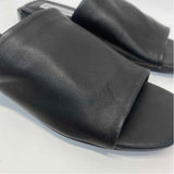 Steve Madden Size 7 Women's Black Solid Slide Sandals