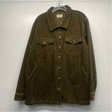 Marine Layer Women's Size L Green Solid Button Up Jacket