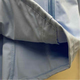 Chico's Zenergy Size 0-S Women's Light Blue Solid Jacket Activewear Top