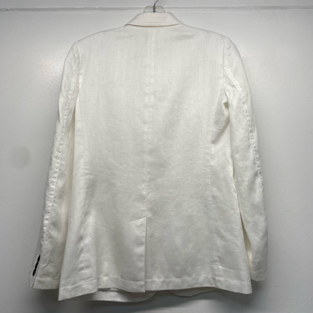 J.Crew Women's Size 00 White Solid Blazer Jacket