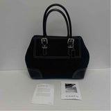 Coach Black Canvas Monogram Shoulder Handbag