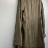 J.Jill Women's Size M Brown Solid Overcoat Coat