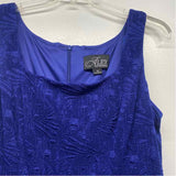 Alex Evenings Size 18-2x Women's Blue Shimmer 2 Piece Dress