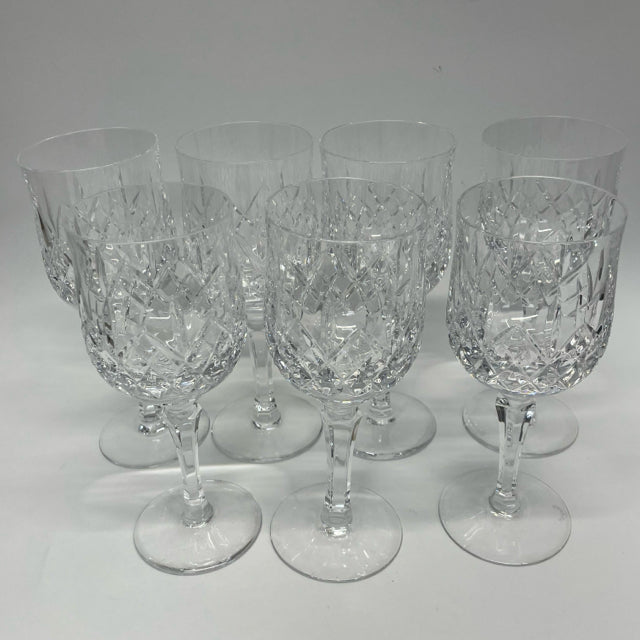 Atlantis Moselle Crystal Water Goblets Set of 7