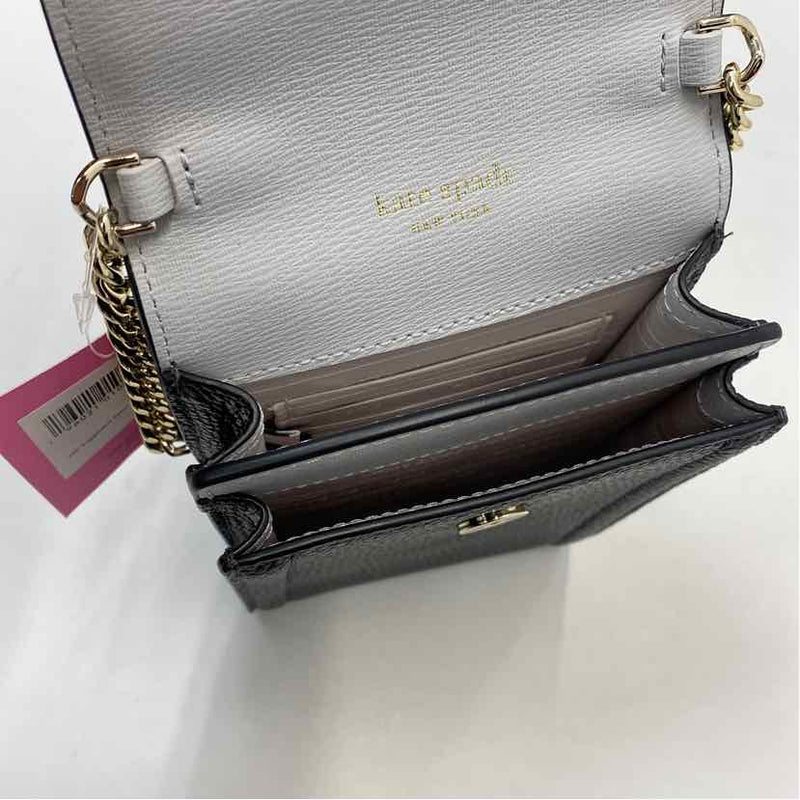 Kate Spade Black Leather Pebbled Crossbody Handbag