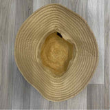 Florabella Tan Solid Straw Hat