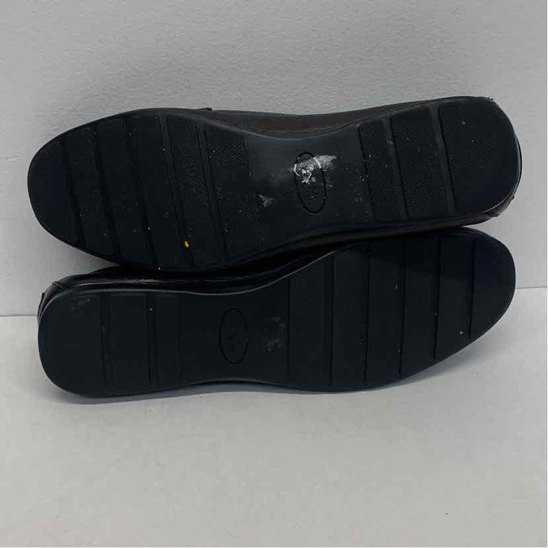 Coach Size 9 Women's Black Pebbled Loafer Flats