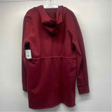 Beyond Yoga Women's Size Xl Burgundy Solid Drawstring Sweatshirt