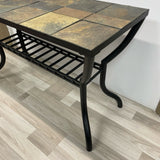 Black - multi Metal-Title Console - Sofa Table