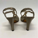 Platinum BP Size 6 Women's Gold Solid Heel Sandals