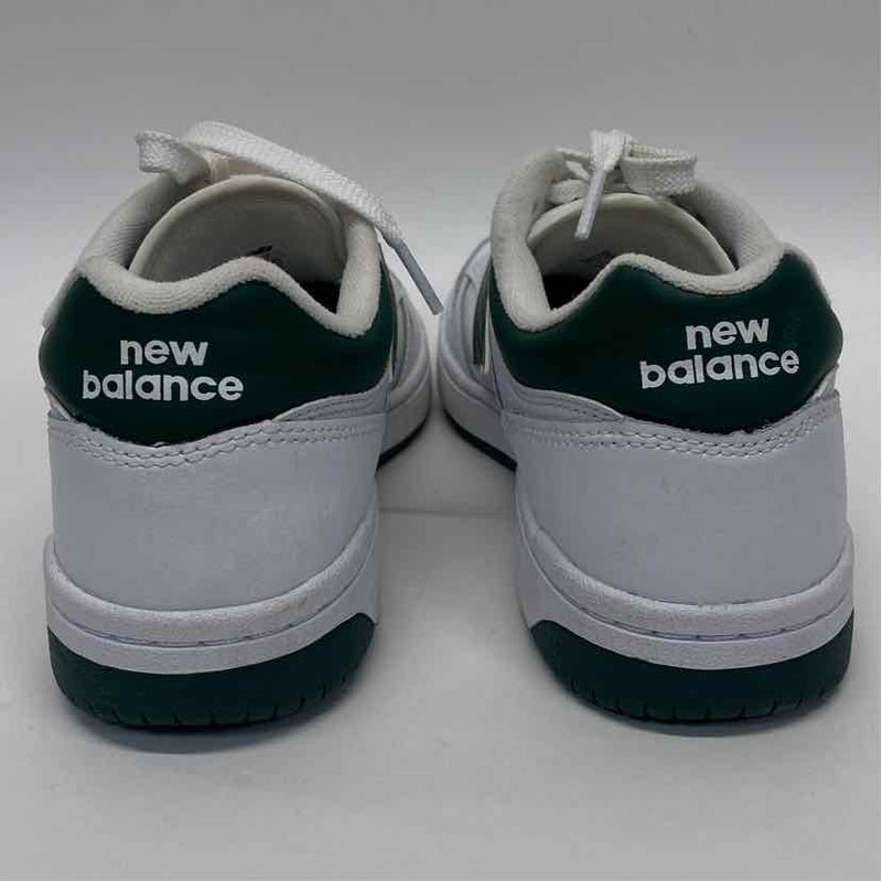 New Balance  Size 7 White-Black Leather Men's Men's Sneakers