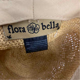 Florabella Tan Solid Straw Hat