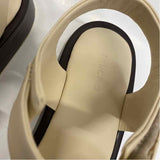 Pilcro - Anthropologie Size 39-8.5 Women's Offwhite Solid Strappy Sandals