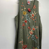 Johnny Was Size L Women's Green-Multi Floral Maxi Dress