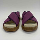 Dansko Size 37-7 Women's Purple Solid Slip On Sandals