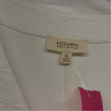 Haven Well Within Size Xl Women's White Solid Sleeveless Maxi Fit & Flare Dress