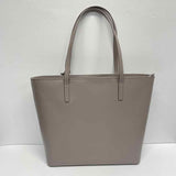 Kate Spade Light Gray Solid Tote Handbag
