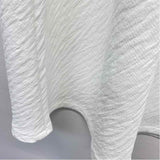 Franne Golde Size M-8 Women's White Solid A Line-Maxi Skirt