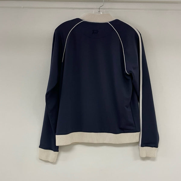 Tail Size S Women's Navy-White Color Block Jacket Activewear Top