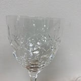 Set of 6 Atlantis Clear Lead Crystal Glassware