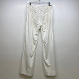 Pilcro - Anthropologie Size 4 Women's White Solid Flare Hem Pants