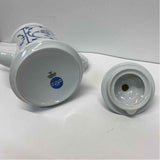 Mitterteich White-Blue Porcelain Pitcher