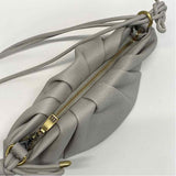 By Anthropologie Gray Faux Leather Pebbled Shoulder Handbag
